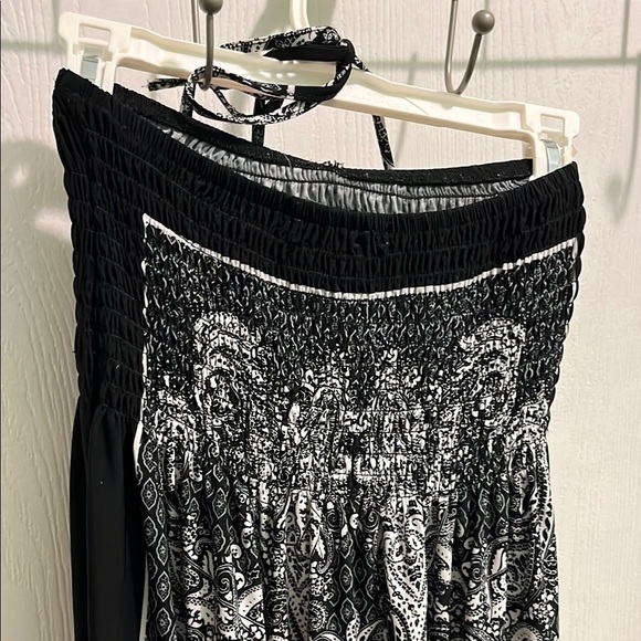 Just Love Black and White Mini Dress - Picture 4 of 6